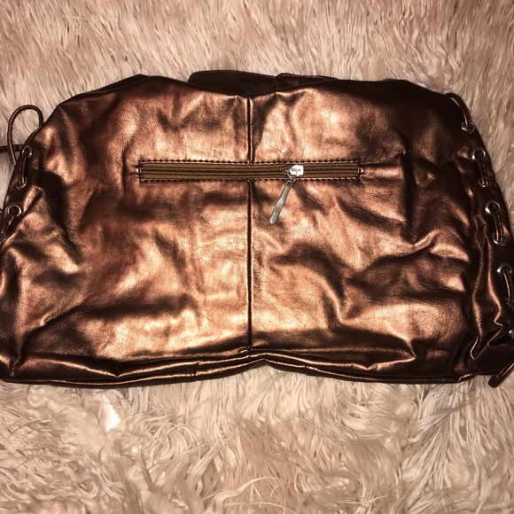 Cute brown metallic purse. - Picture 2 of 4